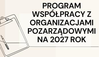 Program współpracy z organizacjami pozarządowymi na 2027 rok