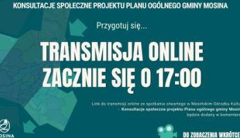 Mosina zaprasza na otwarte spotkanie o planie ogólnym gminy
