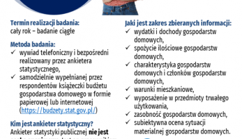 Badanie budżetów gospodarstw domowych (BBGD). - Aktualności - WRZEŚNIA - miasto w centrum zainteresowania