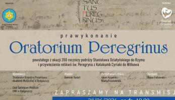 Oratorium Peregrinus | transmisja OnLine na Fb PowiatGniezno | 28.06.2026 | 19.00 |