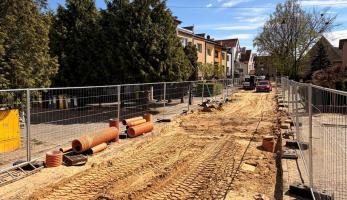 Postępują prace budowlane ulicy Parkowej