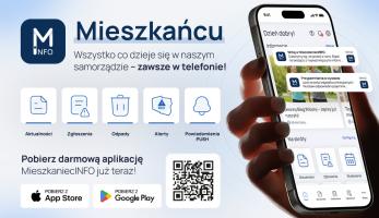 Aplikacja MieszkaniecINFO już dostępna! Cały samorząd w Twoim telefonie.