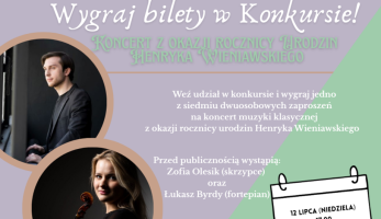 KONKURS! Wygraj dwuosobowe zaproszenie na wyjątkowy koncert!