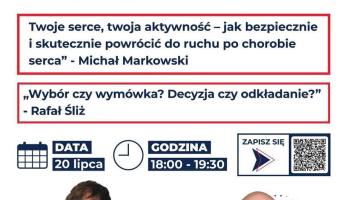 wiadomosci CentralaPoznan i region - Webinar Klubu Pacjenta w Gnieźnie 20 lipca: zrób coś dobrego dla serca