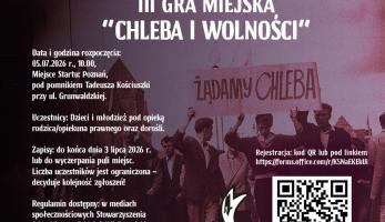 III Gra Miejska „Chleba i Wolności” w Poznaniu