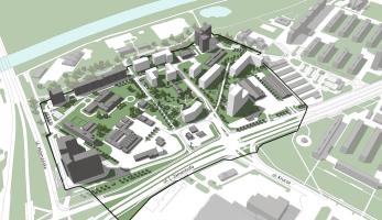 wiadomosci CentralaPoznan i region - Plan miejscowy dla rejonu ulicy Rataje w Poznaniu przyjęty: park, ciąg pieszo-rowerowy i nowy układ ulic