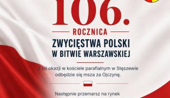 Obchody 106. rocznicy zwycięstwa Polski w Bitwie Warszawskiej w Stęszewie 15 sierpnia 2026 roku - Stęszew