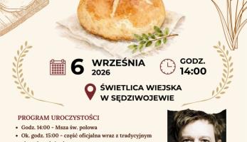wiadomosci CentralaPoznan i region - Dożynki Gminne 2026 w Sędziwojewie - informacje o terminie, miejscu i organizatorach