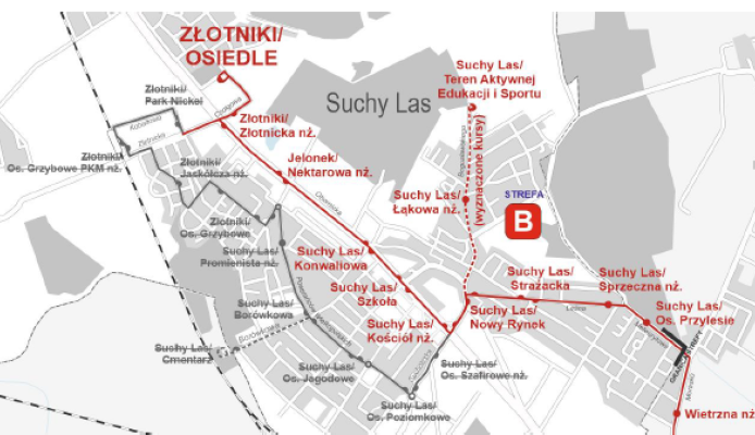 Poznań: objazd linii 901 i wyłączone przystanki podczas IV Sucholeskiej zaDYSHKI - Poznań