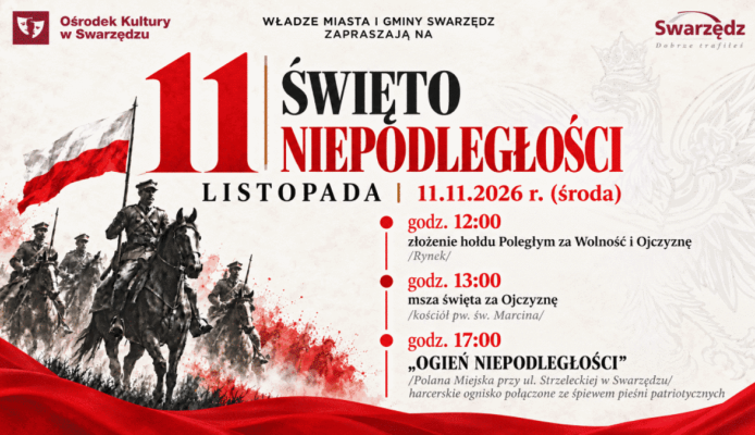Program obchodów 11 listopada 2026 w Swarzędzu – godziny i miejsca - Swarzędz