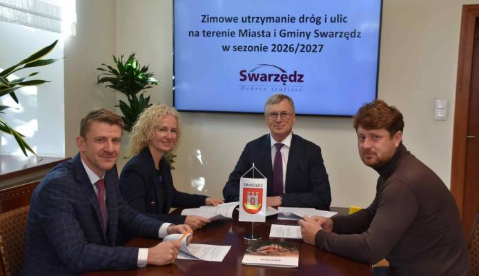 Umowa na zimowe utrzymanie dróg i ulic w Swarzędzu w sezonie 2026/2027 - Swarzędz