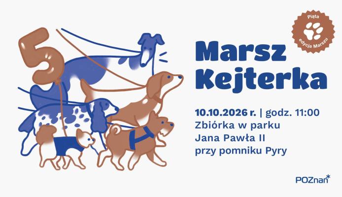 Marsz Kejterka w Poznaniu: okazja do poznania psów czekających na adopcję - Poznań