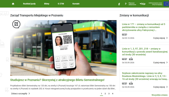 Faktura imienna online w ZTM w Poznaniu: wybór „Klient indywidualny” zastępuje dodatkowe zgłoszenie - Poznań