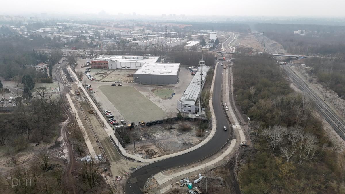 postępy budowy wiaduktów Zmiany na skrzyżowaniu ul. Lutyckiej i Strzeszyńskiej