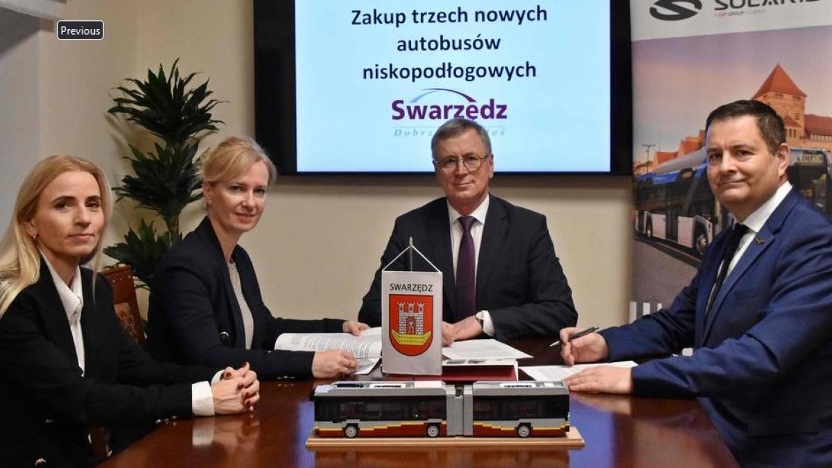 Zakup nowych autobusów elektrycznych w Swarzędzu
