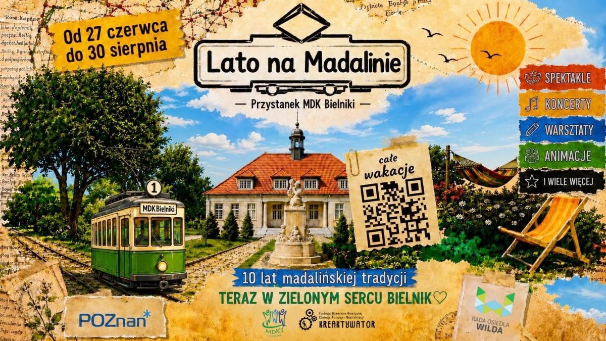 Lato na Madalinie rusza w nowej odsłonie. Wakacyjna strefa zaprasza na Bielniki - miejsce pełne zieleni