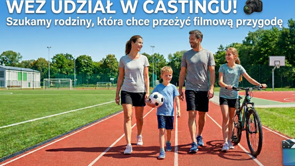 Gmina Komorniki szuka rodziny do filmu promocyjnego. Nabór trwa do 21 czerwca