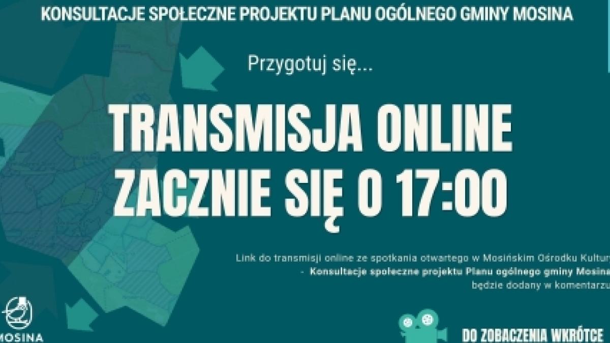 Mosina zaprasza na otwarte spotkanie o planie ogólnym gminy
