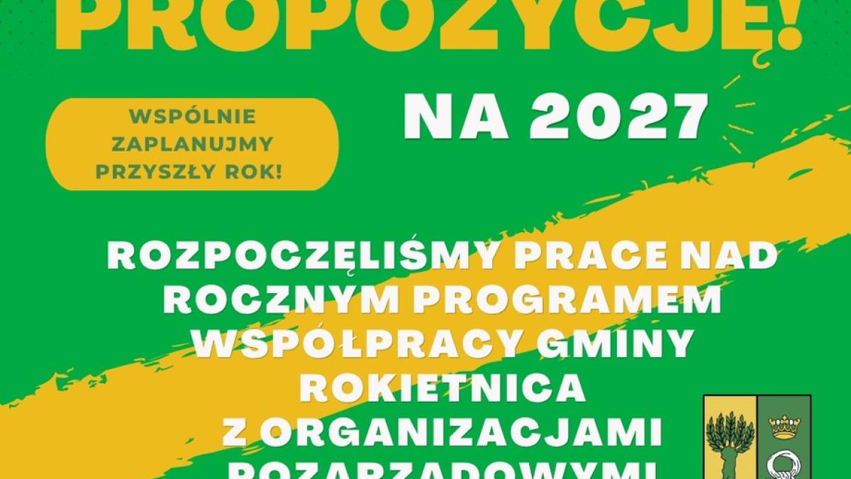 NGO zgłoś swoją propozycję!