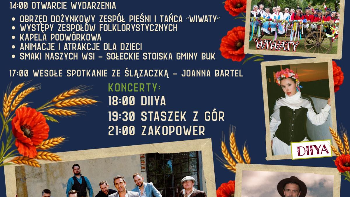 Wspólnie podziękujemy za plony - Miasto i Gmina Buk