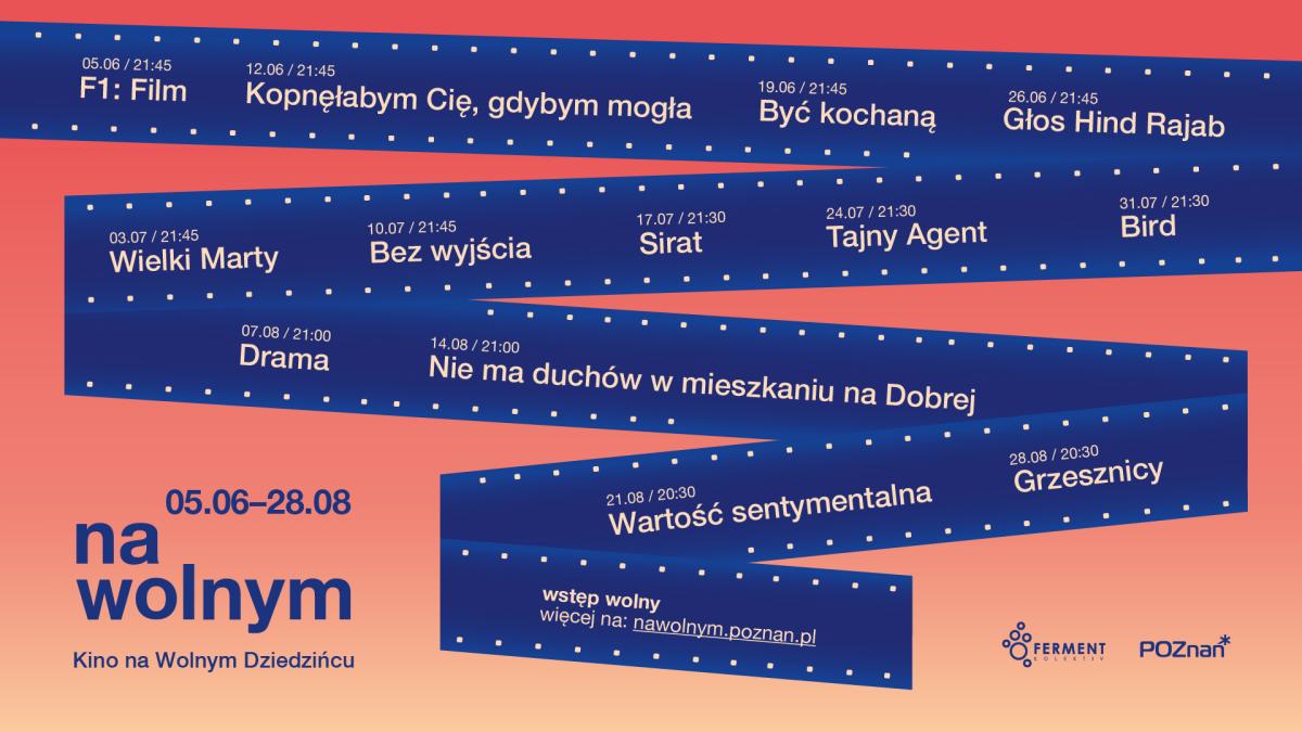 Seans Kina na Wolnym Dziedzińcu przeniesiony ze względu na pogodę
