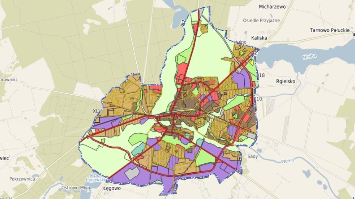 Plan ogólny miasta Wągrowca uchwalony