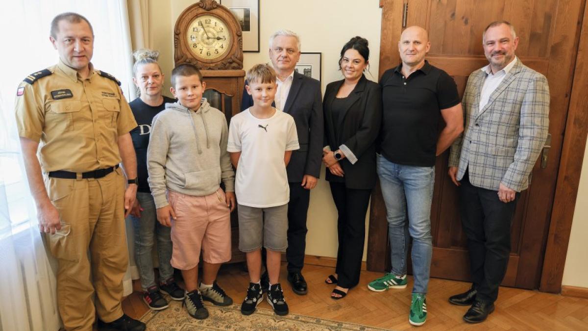 Młodzi bohaterowie uratowali rówieśnika - Aktualności - WRZEŚNIA - miasto w centrum zainteresowania
