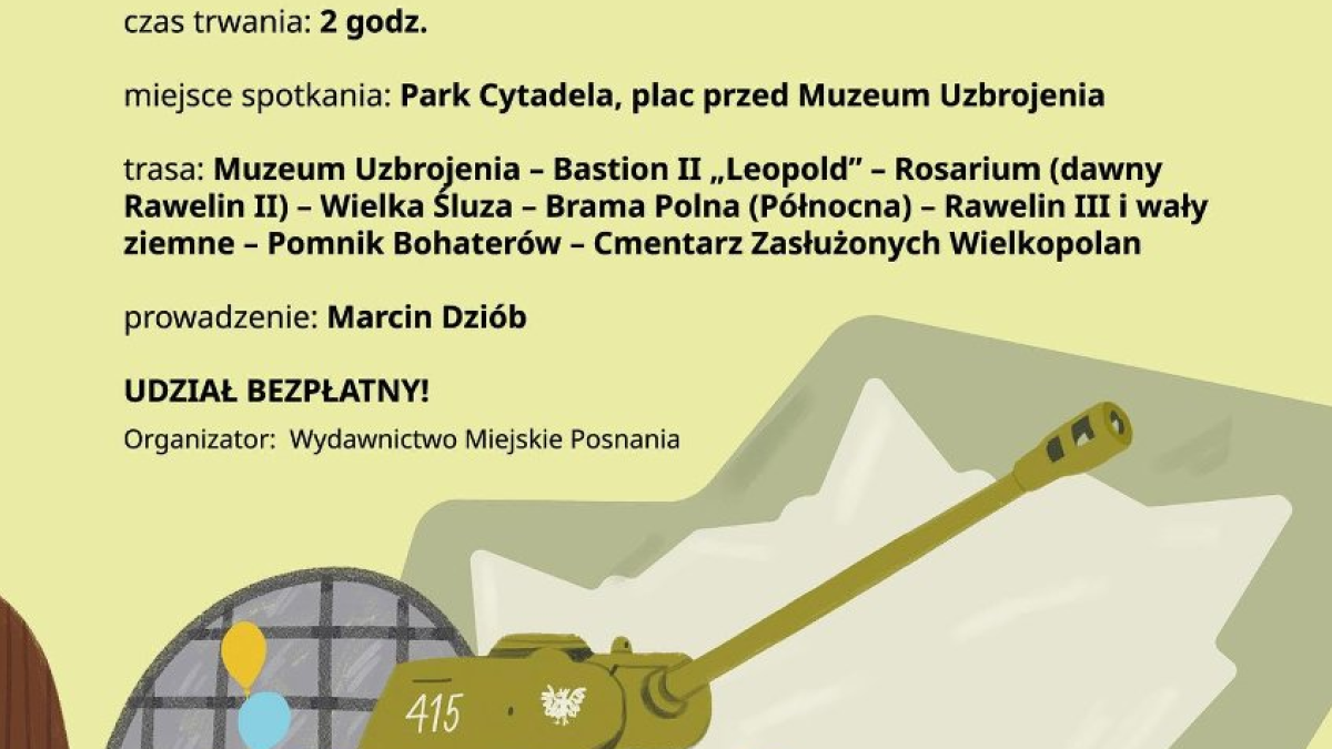 Spacer z przewodnikiem po Parku Cytadela