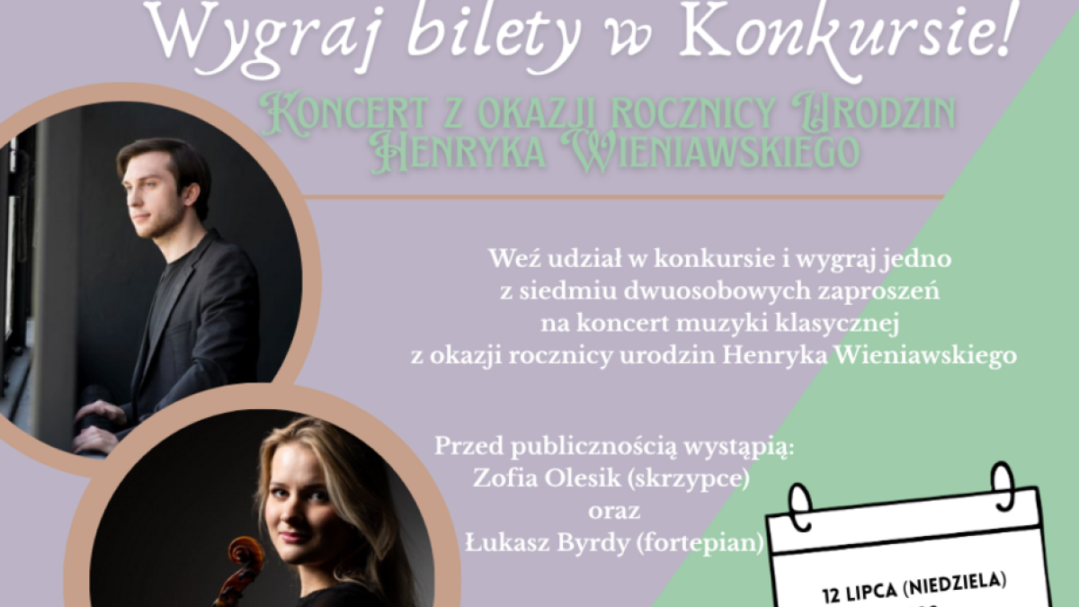 KONKURS! Wygraj dwuosobowe zaproszenie na wyjątkowy koncert!