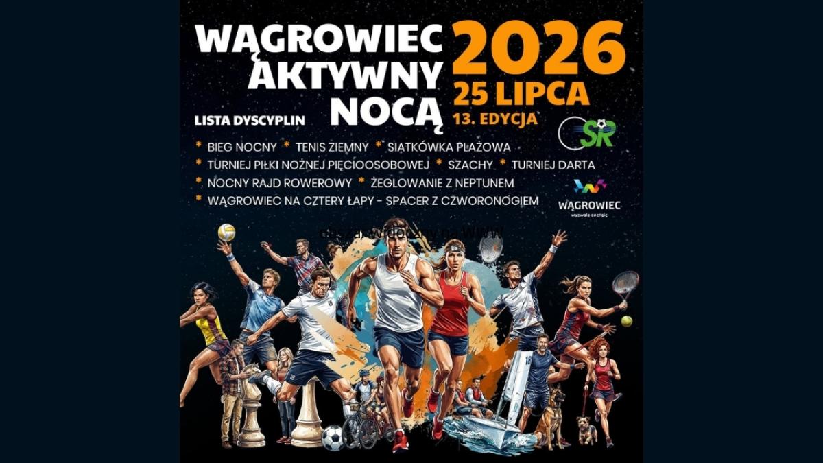 Wyjątkowe sportowe emocje po zmierzchu. Nadchodzi 13. edycja Wągrowca Aktywnego Nocą