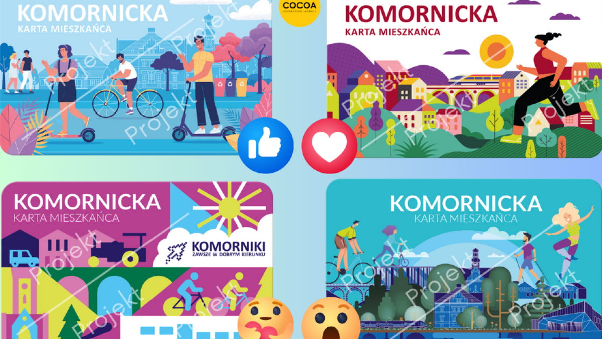 WYBIERZMY RAZEM WYGLĄD KOMORNICKIEJ KARTY MIESZKAŃCA!