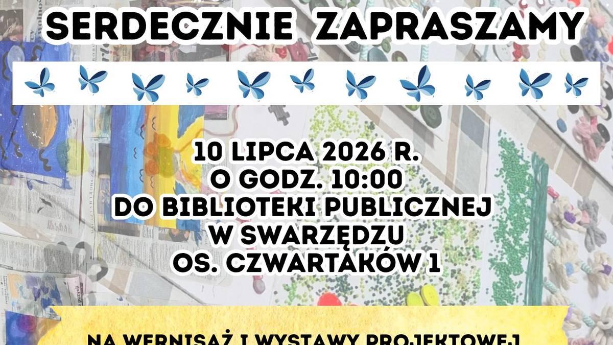 I projektowa wystawa: „Skrzydła Radości” już 10 lipca w Bibliotece Publicznej w Swarzędzu