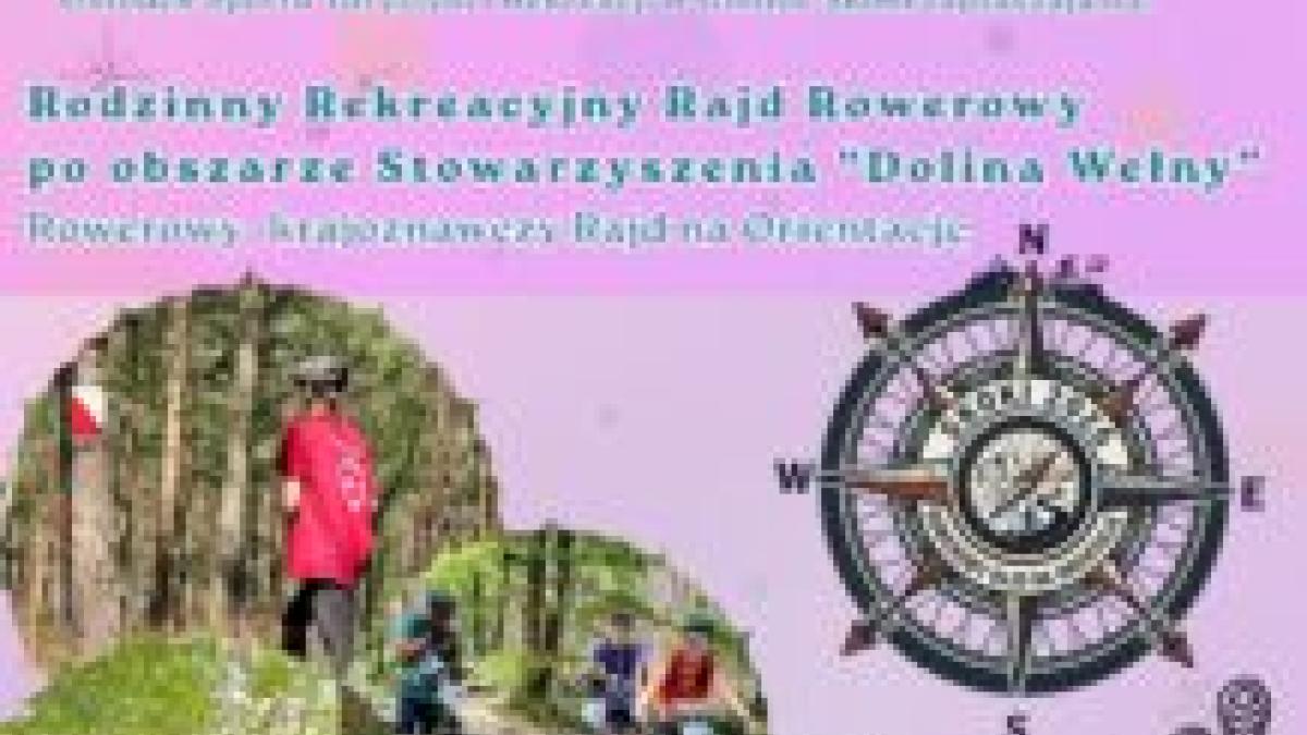 Rodzinny Rekreacyjny Rajd Rowerowy po obszarze Stowarzyszenia "Dolina Wełny" - rajd na orientację - Gmina SKOKI