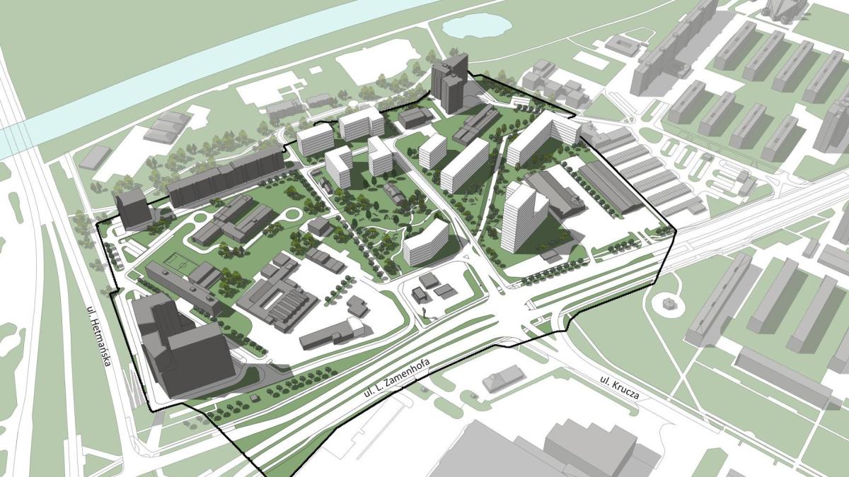 Plan miejscowy dla rejonu ulicy Rataje w Poznaniu przyjęty: park, ciąg pieszo-rowerowy i nowy układ ulic