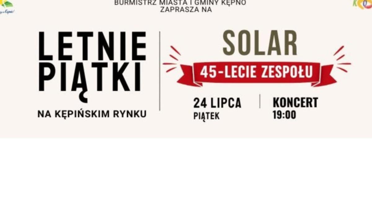 Zapraszamy na Letnie Piątki
