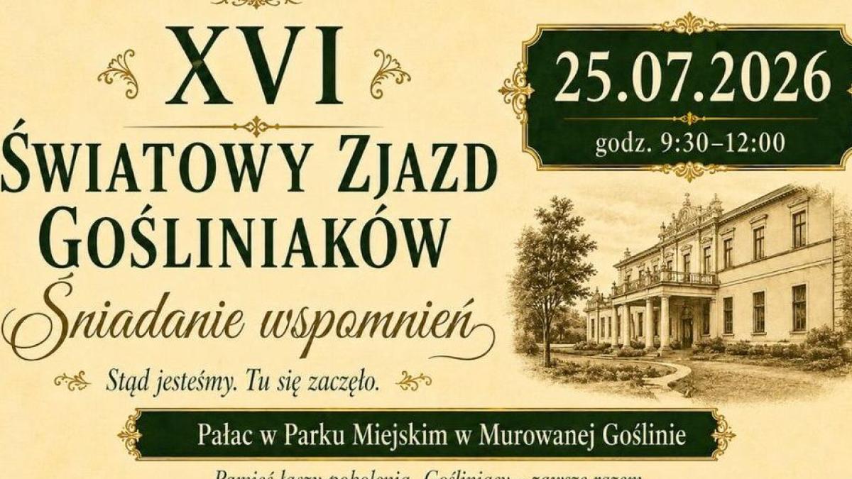 Poszukiwani Gośliniacy z całego świata. Trwają przygotowania do XVI Światowego Zjazdu Gośliniaków