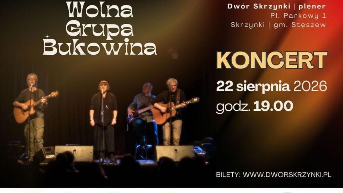 Wolna Grupa Bukowina zagra w Skrzynkach