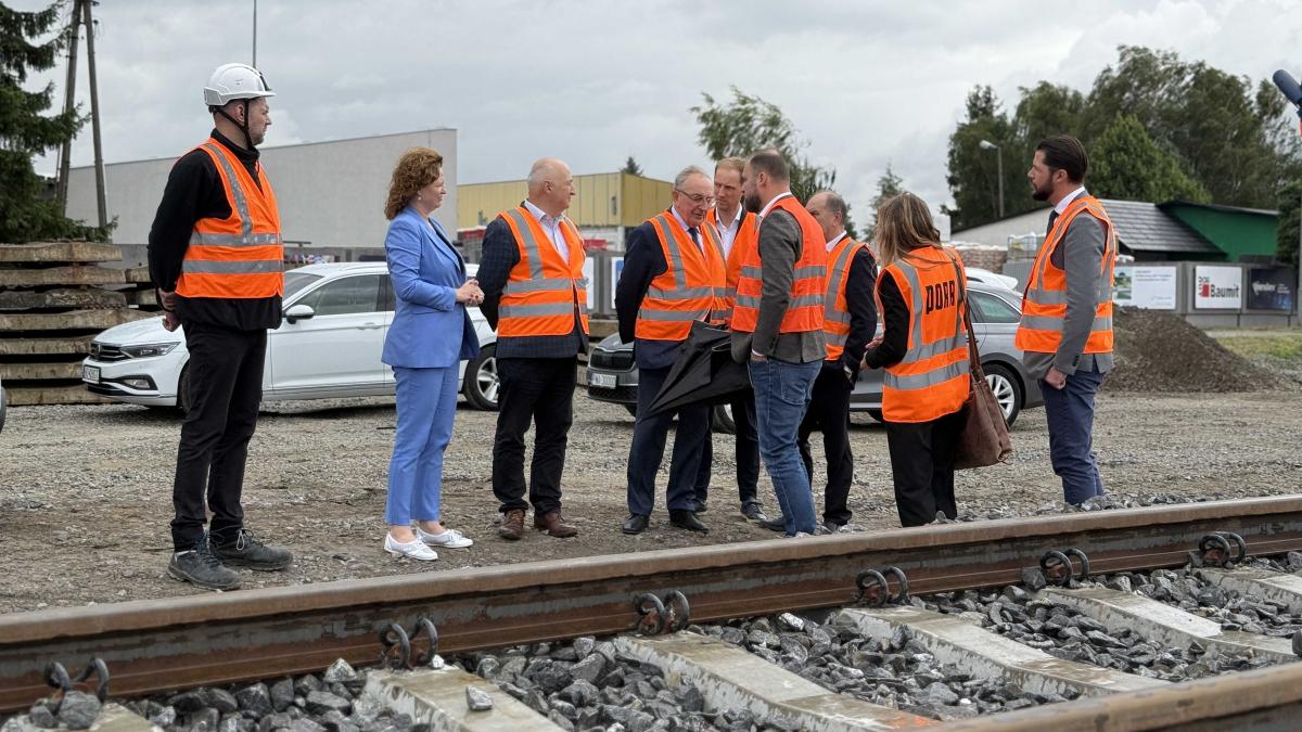 Z wizytą na modernizowanej linii kolejowej