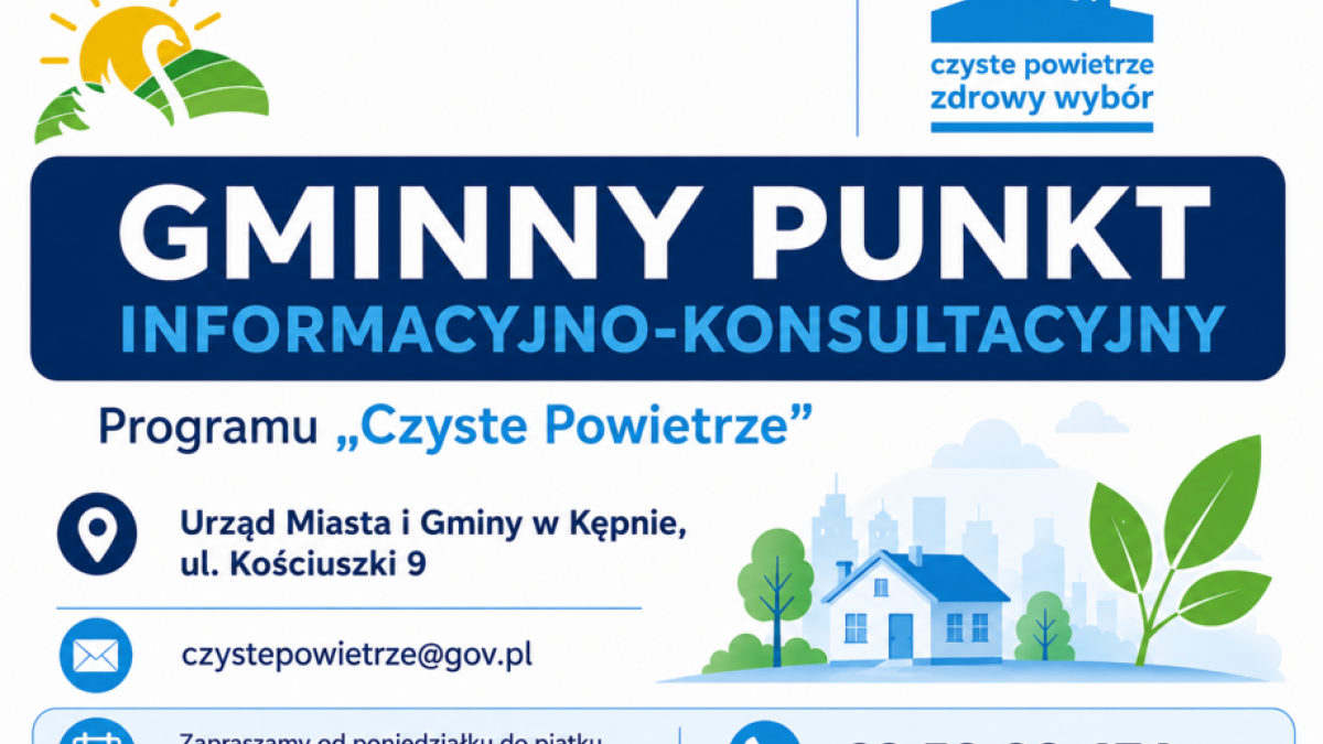 Czyste Powietrze – Gmina Kępno w czołówce!