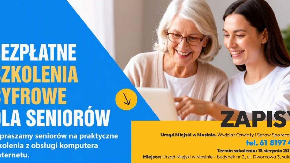 Bezpłatne szkolenia cyfrowe dla seniorów