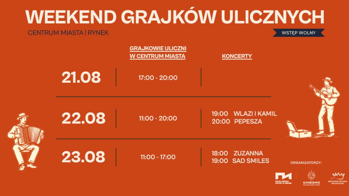 Muzyka, która wychodzi w miasto. Sierpień i wrzesień pełne wyjątkowych koncertów w Gnieźnie