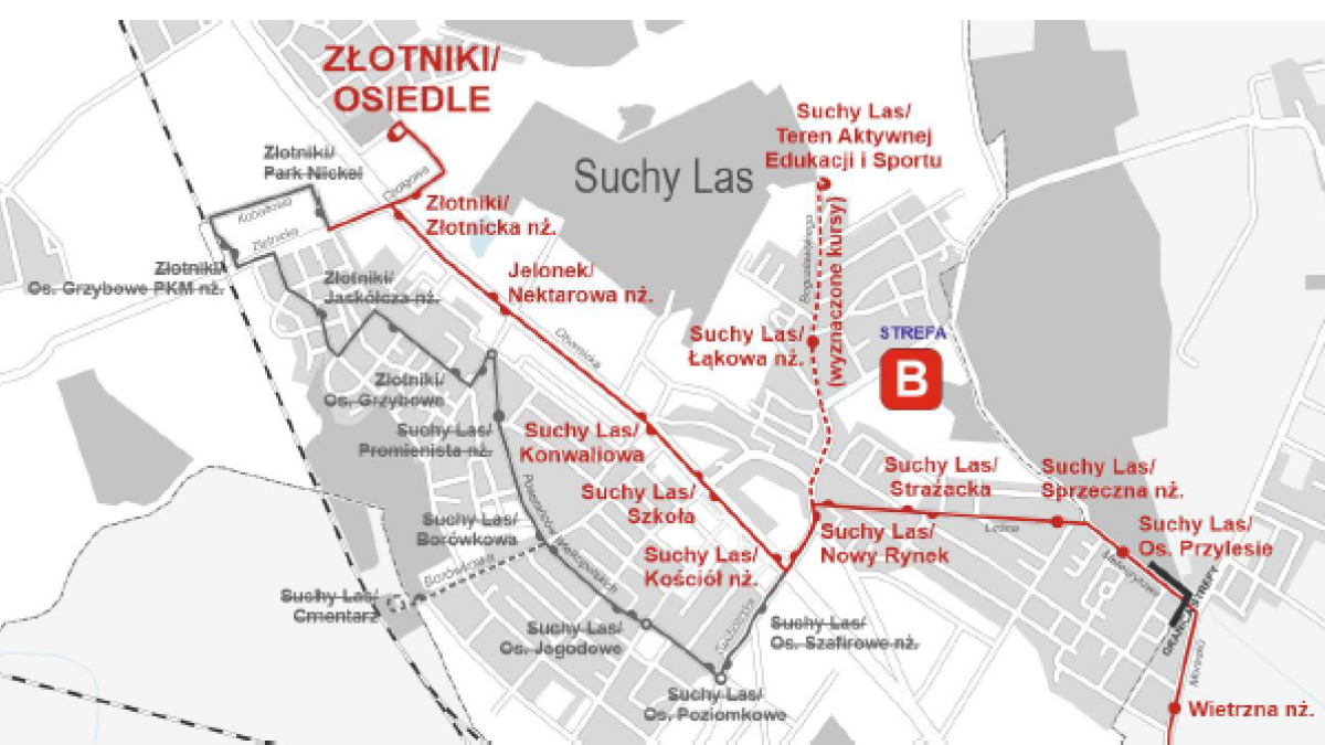 Linia nr 901 – czasowa zmiana trasy w związku z imprezą „IV Sucholeska zaDYSHKA” w niedzielę, 27 września | Zarząd Transportu Miejskiego w Poznaniu