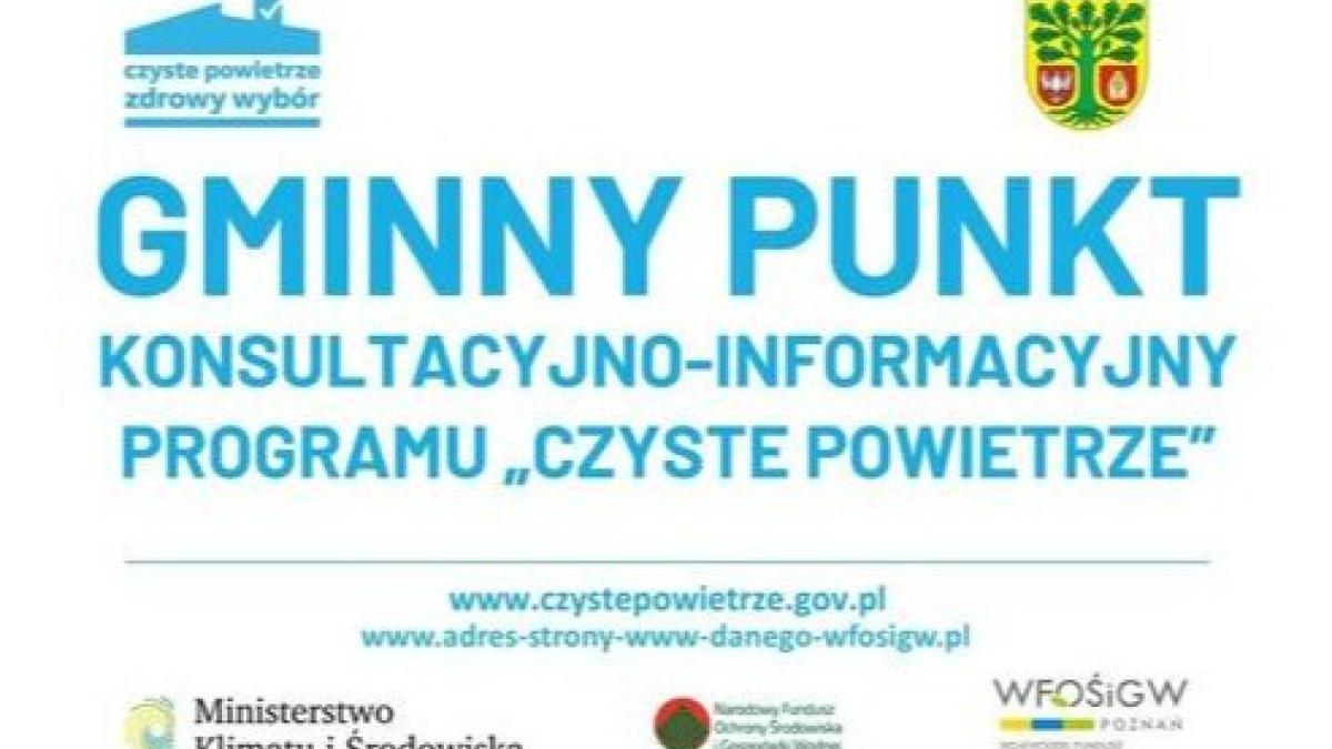 Punkt konsultacyjno-informacyjny Programu „Czyste Powietrze” w Urzędzie Gminy Komorniki będzie nieczynny