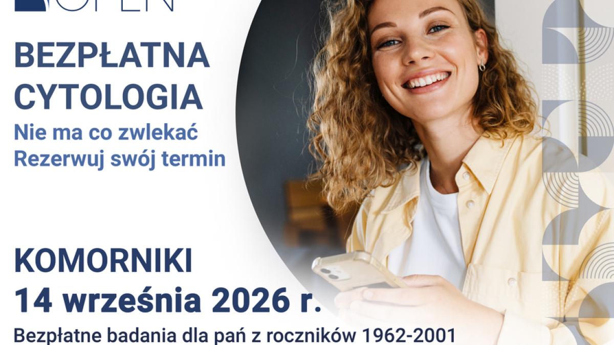 Bezpłatne badania cytologiczne w kierunku HPV