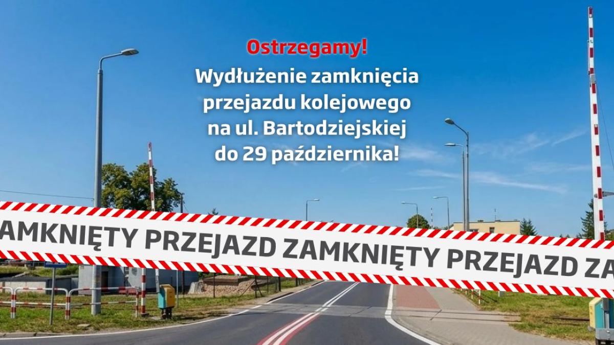 Wydłużenie prac na ulicy Bartodziejskiej. Inwestycja kolejowa na trasie do Rogoźna trwa