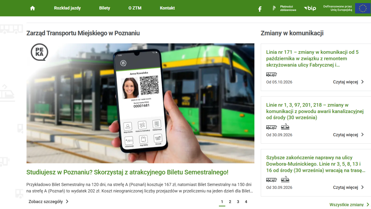 Fakturowanie online – prościej i wygodniej | Zarząd Transportu Miejskiego w Poznaniu