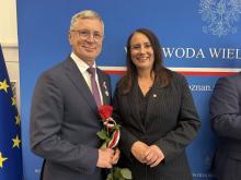 Swarzędz z ważnym wyróżnieniem samorządowym. Marian Szkudlarek odebrał odznakę w Poznaniu